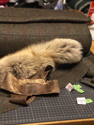 Kleiner Fuchskragen - Tweed Bow